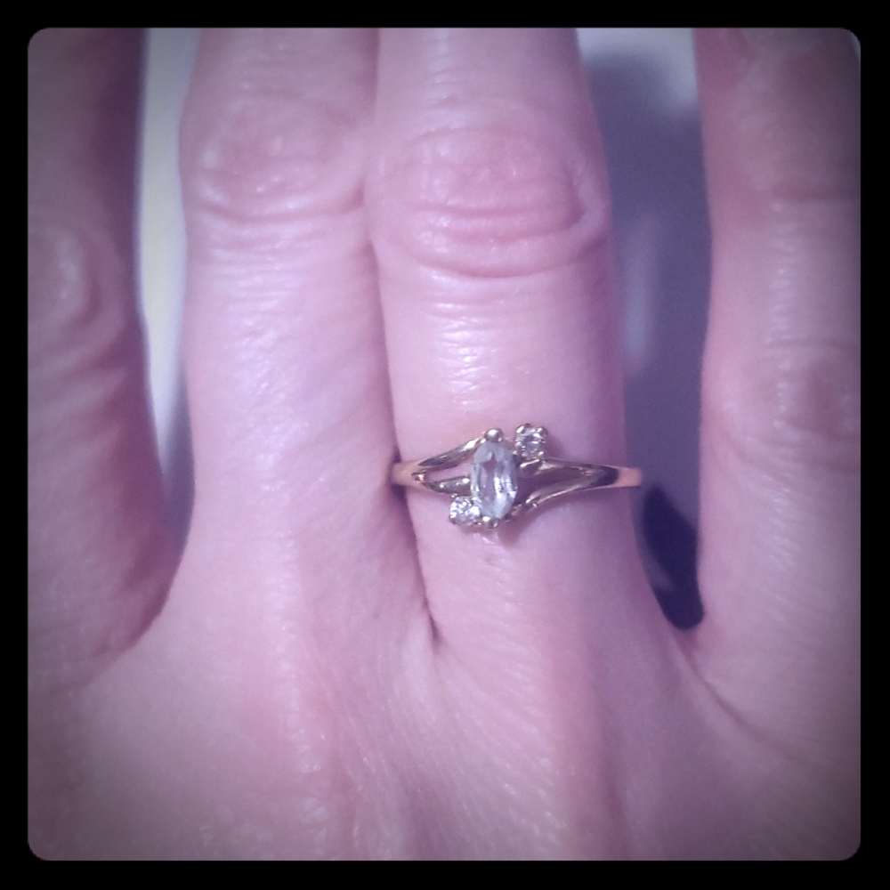 Aquamarine ring
